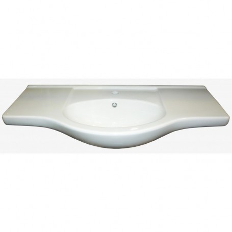 LAVABO IN CERAMICA INTEGRALE CM.105