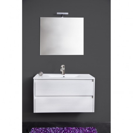 MOBILE BAGNO 'FEDERICA' CM.90 B.CO PORTUNA