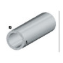 PROFILO ARGENTO H.200 CM TUBO TONDO 18X1 MM