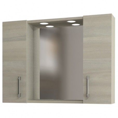 SPECCHIO DA BAGNO MOD.960 CON 2 ANTE ROV GRIG