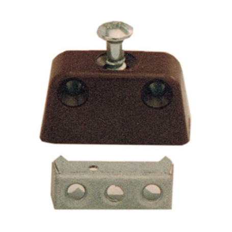 GIUNZIONE P\MOBILI TRAPEZOIDALE PLAST MARRONE**