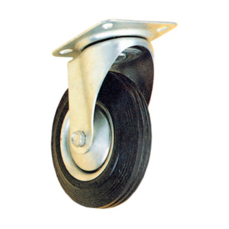 RUOTA INDUSTRIALE D 200 MM PIASTRA GIREVOLE EXPORT**