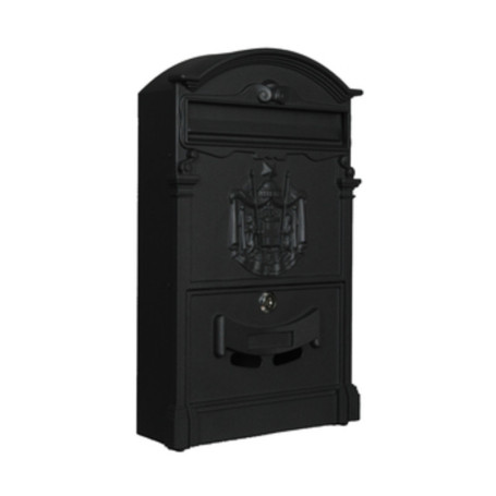 CASSETTA POSTALE REGIA POSTA ALL 26X9X41 CM NERO