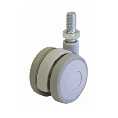 RUOTA MOBILE D 40 MM SIRIO PERNO GRIGIO*