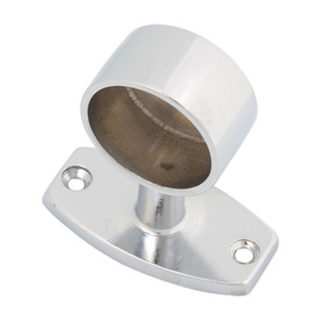 FINALE TUBO CORRIMANO OTTONE CROM D 18 MM**