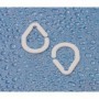 ANELLI BIANCHI X TENDE DOCCIA (12 PZ.)