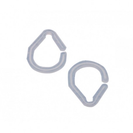 ANELLI TRASPARENTI X TENDE DOCCIA (12 PZ.)