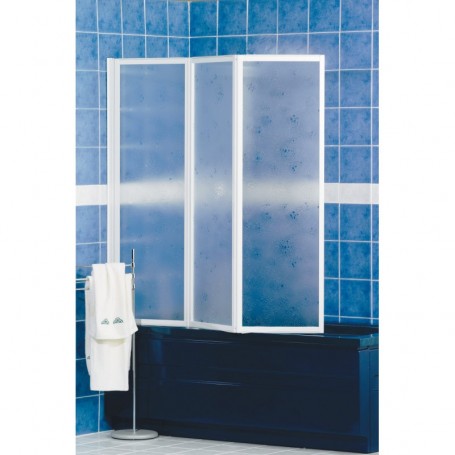 PARETE VASCA 3 ANTE CRILEX 133X140H BIANCA