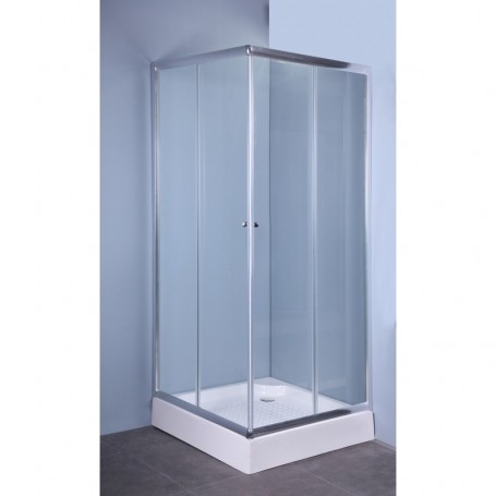 BOX DOCCIA CRIST.TRASP.MM.4 CM.80X80 "IGLO4"