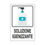 TARGA ADES.  20X30 SOLUZIONE IGIENIZZANTE
