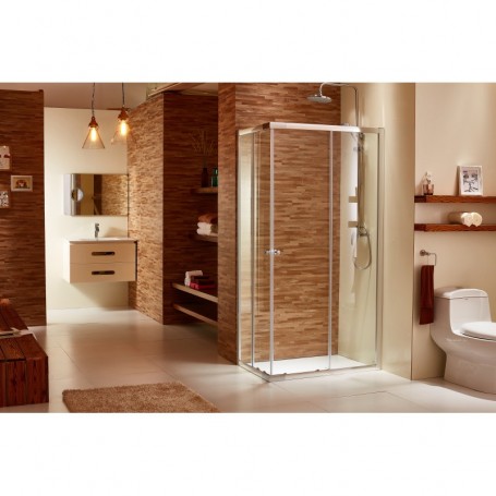 BOX DOCCIA CRISTALLO TRASP.MM.6CM.80X140LUSSO