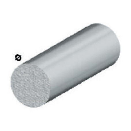 PROFILO ARGENTO H.100 CM TONDO PIENO D  8 MM*