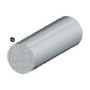PROFILO ARGENTO H.100 CM TONDO PIENO D  8 MM*