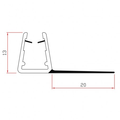 GUARNIZIONE X BOX DOCCIA MT.2 MOD.404 20