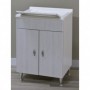 LAVATOIO "ANTONELLA" 60X50 C SIF.BIANCO PORT