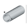 PROFILO ARGENTO H.100 CM TUBO TONDO  6 X1 MM**