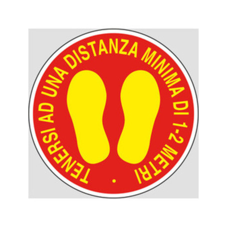 ETIC.ADES D.20CM TENERSI A DIST. DI 1-2MT