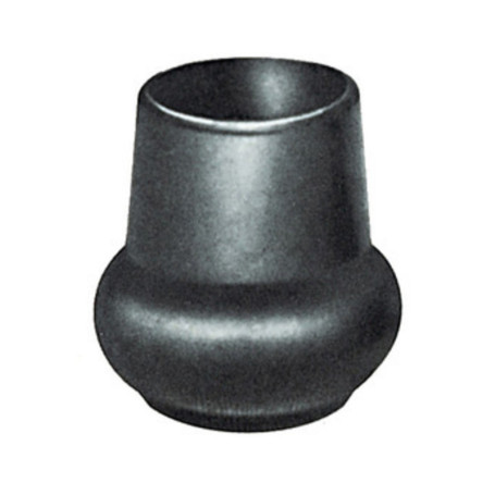 SOTTOPIEDE P\TUBO A PERA NERO 38 MM