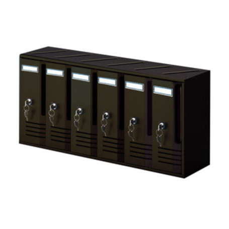 CASSETTA POSTALE ALUBOX CUBO C6 62X17