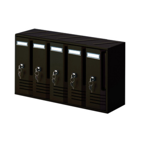 CASSETTA POSTALE ALUBOX CUBO C5 52X17