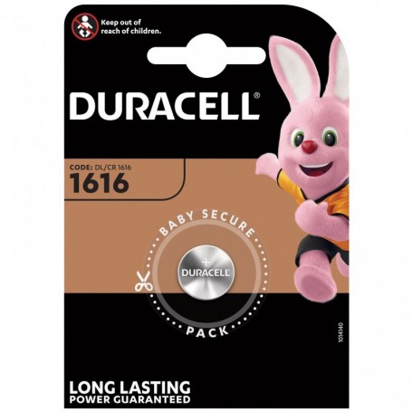 DURACELL BATTERIA A BOTTONE 1616 BL.1PZ.