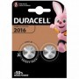 DURACELL BATTERIA A BOTTONE CR2016 BL.2PZ.3W