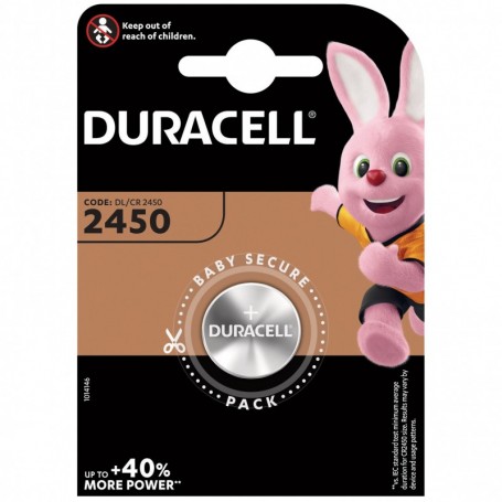 DURACELL BATTERIA A BOTTONE CR2450 BL.1PZ.