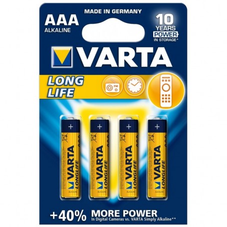 VARTA LONGLIFE ALCALINE M STILO BL.4 PZ *