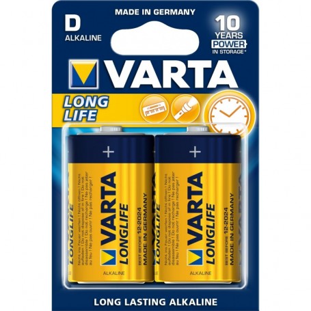 VARTA LONGLIFE ALCALINE TORCIA  BL.2 PZ *