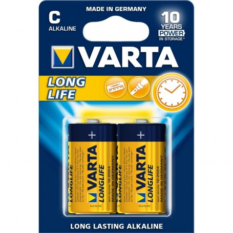 VARTA LONGLIFE ALCALINE 1 2 TORCIA BL.2 PZ *