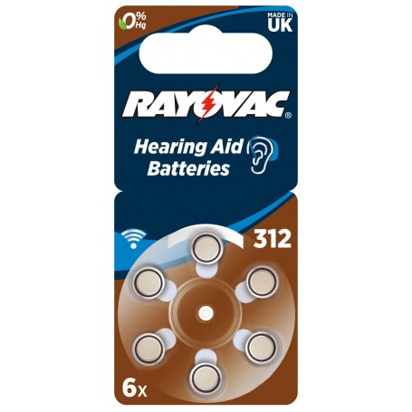 VARTA RAYOVAC BATTERIA ACUSTICA 312 BL.6PZ.