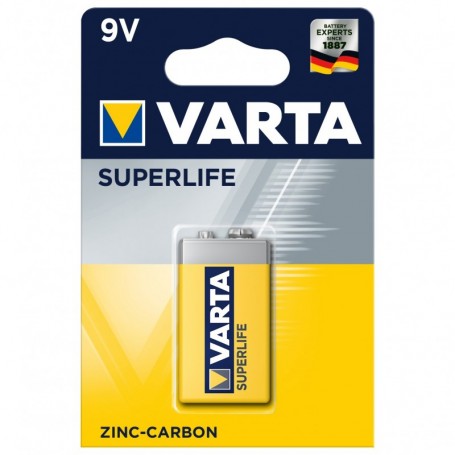 VARTA SUPERLIFE ZINCO 9V            BL.1PZ