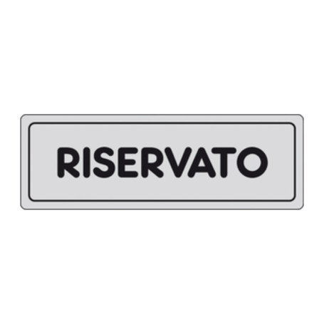 ETICHETTA ADESIVA 150X50 RISERVATO