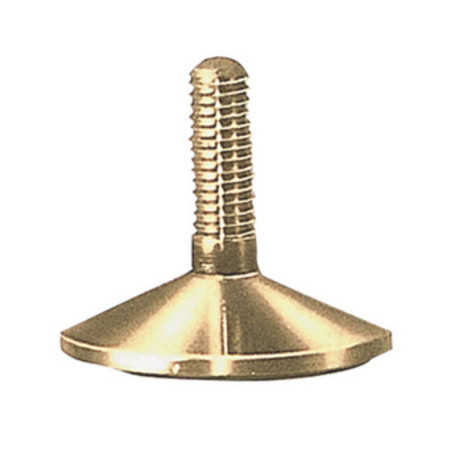 PIEDINO FISSO OTTONE MA10 X D 60 MM