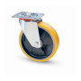 RUOTA POLIURETANO D 100X25 MM 22 PIASTRA GIREVOLE