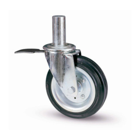 RUOTA PONTEGGI INNOC D 200 MM GOMMA 80\BIS BI C\FRE