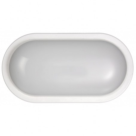 PLAFONIERA OVALE BIANCA LED 1500 LUMEN 15W