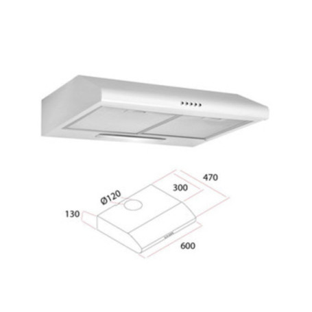 CAPPA ELETTRICA P\CUCINA 60 CM