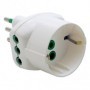 FME ART.87.210BL ADATTAT. 2P-10A+T+SCHUKO *