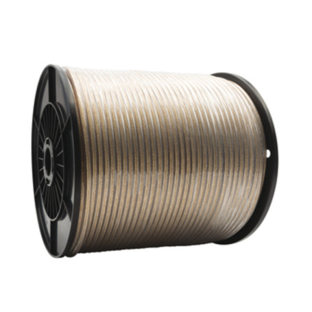 FILO STENDIBIANCHERIA TRASPARENTE OTTONATO 6MMX100M