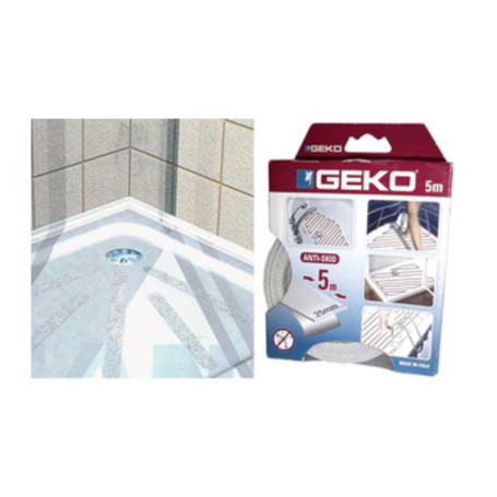 ANTISDRUCCIOLO GEKO BAGNO 25 MM ROT 5 M TRASP