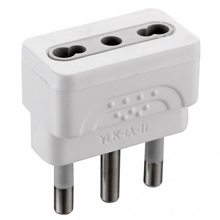 ADATTATORE SPINA 16A A BIPASSO 10 16A