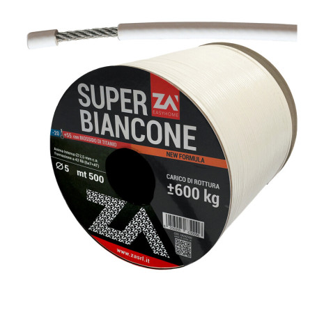 FILO STENDIBIANCHERIA SUPERBIANCONE ACC ZIN 5 MM
