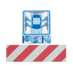 PANNELLO ANTIURTO ADESIVO 140X500 GEKO BOX 2 PZ