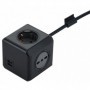 MULTIPRESA CUBO DUAL 2SCHU + 2BIP + 2USB 2.1A
