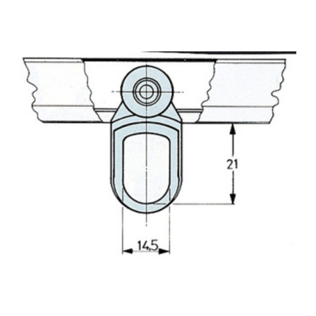 OMGE  903 CARRELLO NYLON A 2 RUOTE D 15 NYL P 8 KG