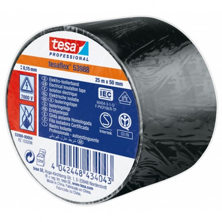 NASTRO ISOLAN.CERTIFICATO NERO MM.50 (MT.25)