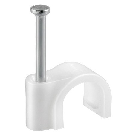 FISSACAVI PVC C CHIODO MM.6 CONF.80 PZ.