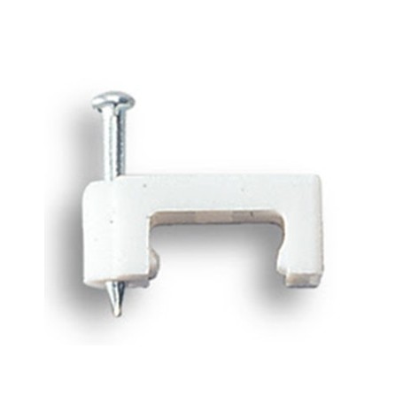 FISSACAVI PVC PIATTI C CHIODO MM.8 CONF.25 PZ