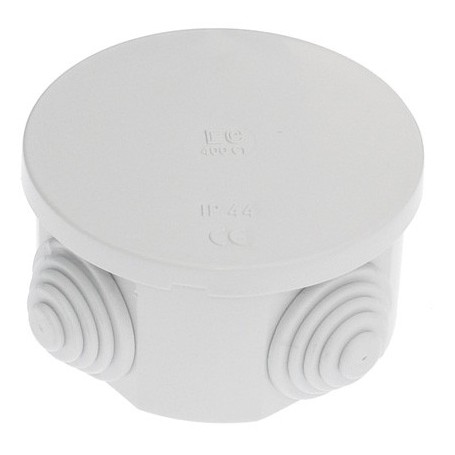 SCATOLA DERIVAZIONE STAGNA IP44 D.80X40